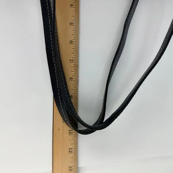 Patricia Nash 2 Tone Silver Bronze Studded Large Black Leather Shoulder tote bag - Picture 12 of 12